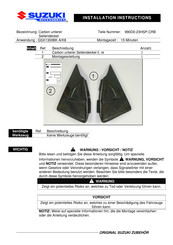 Suzuki 990D0-23HSP-CRB Instrucciones De Instalación