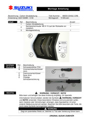 Suzuki 990D0-23HSC-CRB Instrucciones De Montaje