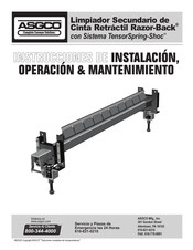 ASGCO Razor-Back Instrucciones De Instalación, Operación Y Mantenimiento