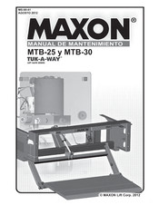 Maxon TUK-A-WAY MTB-25 Manual De Mantenimiento