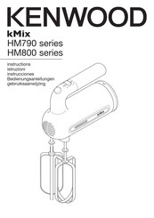 Kenwood kMix HM790 Serie Instrucciones