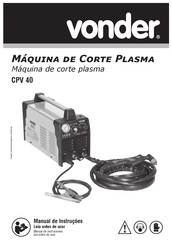 vonder CPV 40 Manual De Instrucciones