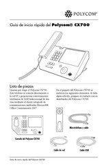 Polycom CX700 Guia De Inicio Rapido