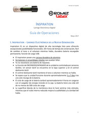 Romet Labex Guía De Operaciónes