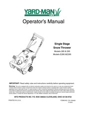 MTD Yard-Man E285 Manual Del Operador