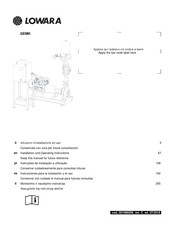 Lowara GEMK Serie Instrucciones Para La Instalación Y El Uso