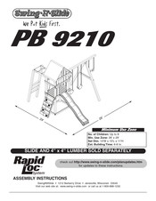 Swing-N-Slide PB 9210 Instrucciones De Ensamblaje