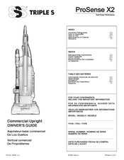 Triple S ProSense X2 Guia Del Propietario