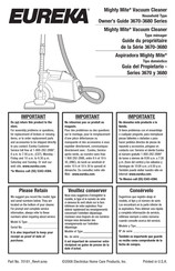 Eureka Mighty Mit 3680 Serie Guia Del Propietario