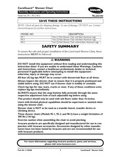 Invacare CareGuard 95-2 Instrucciones De Montaje, Instalación Y Funcionamiento