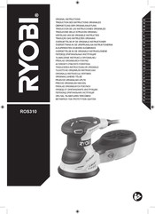 Ryobi ROS310 Traducción De Las Instrucciones Originales