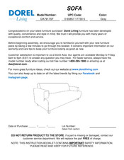 DOREL Living DA7917SF Manual De Instrucciones