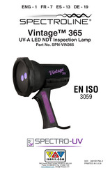 Spectroline SPN-VIN365 Manual De Instrucciones