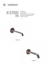 newform X-STEEL 316 29482 Serie Instrucciones