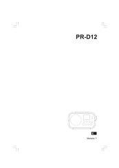 Sangean PR-D12 Manual Del Usuario