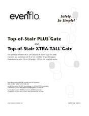 Evenflo Top-of-Stair XTRA-TALL Instrucciones