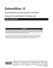 MSA ExtendAire II Instrucciones Para El Usuario