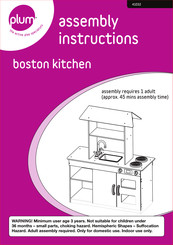 Plum Boston kitchen Instrucciones De Montaje