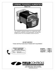 Field Controls TurboMist TB-1 Guia De Inicio Rapido