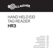 Gallagher SmartReader HR3 Instrucciones