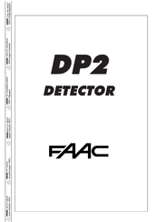 FAAC DP2 Manual De Instrucciones