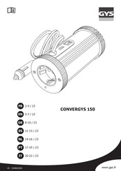 GYS CONVERGYS 150 Manual De Instrucciones