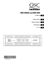 QSC Audio RMX 5050 Manual Del Usario