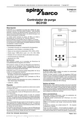 Spirax Sarco BC3150 Guia Del Usuario