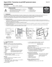 Signet 8750-1 Manual De Instrucciones