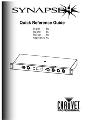Chauvet Professional SYNAPSE4 Guía De Referencia Rápida