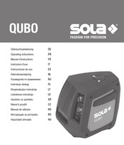 Sola QUBO PROFESSIONAL Instrucciones De Uso