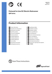 Ingersoll Rand QM3 Serie Especificaciones Del Producto