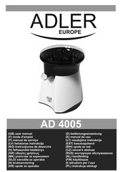 Adler europe AD 4005 Manual De Uso