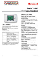 Honeywell T6590B Manual Del Usuario