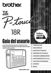 Brother P-touch PT-18R Guia Del Usuario