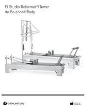 Balanced Body Studio Reformer Manual Del Usuario