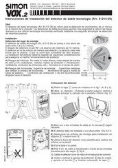 Simon VOX.2 Instrucciones De Instalación