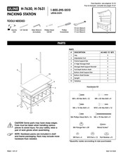 Uline H-7631 Manual Del Usuario