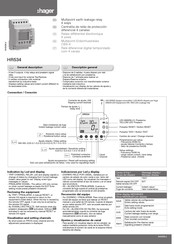 Hager HR534 Guia De Inicio Rapido