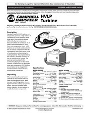 Campbell Hausfeld HV3000 Serie Guia Del Usuario