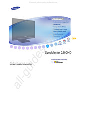 Samsung SyncMaster 2280HD Manual Del Usuario