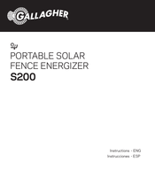 Gallagher S200 Instrucciones