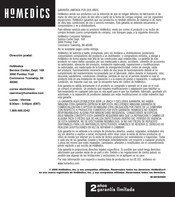 HoMedics MCS-300H Manual De Usuario