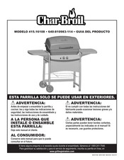 Char-Broil 415.16108 Guía Del Producto