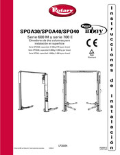 Rotary SPO40 Serie Instrucciones De Instalación