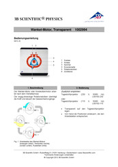 3B SCIENTIFIC 1002994 Instrucciones De Uso