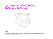 HP LaserJet 9000hns Manual Del Usuario