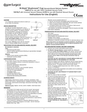 CooperSurgical mityvac M-Style Mushroom 10007LP Instrucciones De Uso