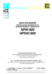 Ice NPIHD 800 Guía Del Utilizador