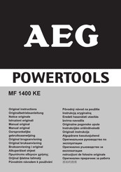 AEG MF 1400 KE Manual Original